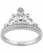 Enchanted Disney Fine Jewelry Diamond Tiara Princess Ring (1/10 ct. t. w. ) in Sterling Silver