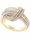 Effy Diamond Love Knot Statement Ring (1/2 ct. t. w. ) in 14k Gold & Rose Gold