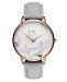 Mvmt Beverly Marble Gray Leather Strap Watch 38mm