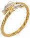 Diamond Dragon Bypass Bracelet (1 ct. t. w. ) in 14k Gold over Sterling Silver