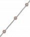 Diamond Circle Bracelet in 14k Rose Gold over Sterling Silver (1/2 ct. t. w. )