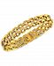 Men's Diamond Link Bracelet (1/4 ct. t. w. ) in Yellow Ion-Plated Stainless Steel