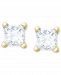 Princess-Cut Diamond Stud Earrings in 10k Yellow or White Gold (1/5 ct. t. w. )