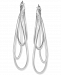 Multi-Hoop Drop Earrings in Sterling Silver