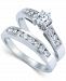 Diamond Engagement Ring Bridal Set in 14k White Gold (9/10 ct. t. w. )