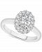 Diamond Oval Halo Engagement Ring (1 ct. t. w. ) in 14k White, Yellow or Rose Gold