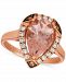 Le Vian Morganite (2-1/3 ct. t. w. ) & Diamond (1/3 ct. t. w. ) Ring in 14k Rose Gold