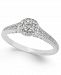 Diamond Halo Engagement Ring (3/8 ct. t. w. ) in 14k White Gold