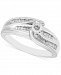 Diamond Swirl Ring (3/8 ct. t. w. ) in Sterling Silver