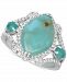 Le Vian Aquaprase Turquoise (3-5/8 ct. t. w. ) & Vanilla Topaz (1/3 ct. t. w. ) Ring in 14k White Gold