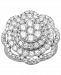 Diamond Flower Cluster Ring (3 ct. t. w. ) in 10k White Gold