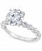 Badgley Mischka Certified Lab Grown Diamond Engagement Ring (3-1/2 ct. t. w. ) in 14k White or Yellow Gold