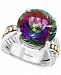 Effy Mystic Topaz Statement Ring (12-5/8 ct. t. w. ) Ring in Sterling Silver & 18k Gold