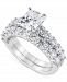 Badgley Mischka Certified Lab Grown Diamond Cushion Bridal Set (3-3/8 ct. t. w. ) in 14k White Gold