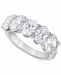 Badgley Mischka Certified Lab Grown Diamond Oval-Cut Band (3-1/2 ct. t. w. ) in 14k White Gold