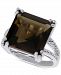Smoky Quartz Statement Ring (10 ct. t. w. ) in Sterling Silver