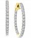 Diamond Inside-Out Hoop Earrings (2 ct. t. w. ) in 14k Gold