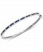 Sapphire (1-7/8 ct. t. w. ) & White Sapphire (1/3 ct. t. w. ) Bangle Bracelet in Sterling Silver (Also Available in Ruby)