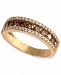 Espresso by Effy Brown and White Diamond Three-Row Ring (7/8 ct. t. w. ) in 14k Gold