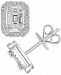 Effy Hematian Diamond Baguette Cluster Stud Earrings (3/4 ct. t. w. ) in 18k White Gold