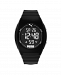 Puma Unisex Puma 4 Lcd, Black-Tone Plastic Watch, P6015