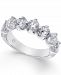 Certified Diamond Scalloped Ring (2 ct. t. w. ) in 14k White Gold