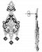 Diamond Filigree Drop Earrings (3/4 ct. t. w. ) in Sterling Silver