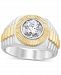 Men's Diamond Solitaire Ring (1/2 ct. t. w. ) in 10k Two-Tone Gold