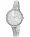 Charter Club Women's Silver-Tone Bracelet Watch 35mm, Created for Macy's