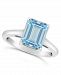 Sky Blue Topaz (4-1/6 ct. t. w. ) Ring in Sterling Silver. Also Available in Rose Quartz (3-1/4 ct. t. w. )