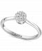 Effy Hematian Diamond Cluster Engagement Ring (1/5 ct. t. w. ) in 18k White Gold