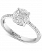 Effy Hematian Diamond Multi-Cut Cluster Engagement Ring (5/8 ct. t. w. ) in 18k White Gold
