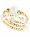 Effy Cultured Freshwater Pearl (4-1/2 - 7mm) Beaded Coil Ring in 14k Gold