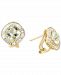 Lali Jewels Green Quartz (4 ct. t. w. ) & Diamond (5/8 ct. t. w. ) Stud Earrings in 14k Gold