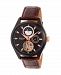 Heritor Automatic Sebastian Black & Brown Leather Watches 40mm
