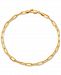 Paperclip Link Chain Ankle Bracelet in 10k Gold, Created for Macy's