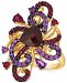 Le Vian Pomegranate Garnet (4 ct. t. w. ) & Grape Amethyst (5/8 ct. t. w. ) Swirling Statement Ring in 14k Gold