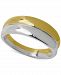 Giani Bernini Polished Double Row Two-Tone Band in Sterling Silver & 18k Gold-Plate, Created for Macy's