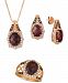 Le Vian Rhodolite Garnet Diamond Stud Earrings Necklace Ring Collection In 14k Rose Gold