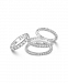 Diamond Eternity Bands In 14k White Gold 1 2 Ct. T. W. To 3 Ct. T. W.