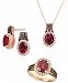Le Vian Raspberry Rhodolite Pendant Necklace Ring Earrings Jewelry Collection In 14k Rose Gold