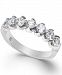 Certified Diamond Scallop Ring 1 2 2 Ct. T. W. In 14k White Gold