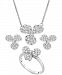Wrapped In Love Diamond Cluster Clover Jewelry Collection In 14k White Gold Created For Macys