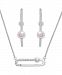 Cultured Freshwater Pearl 3.5mm 5mm Diamond 1 10ct. Tw. Clip Necklace Earring Collection