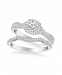 Diamond Twist Bridal Set Engagement Rings In 14k White Yellow Or Rose Gold