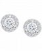 Trumiracle Diamond Halo Stud Earrings 1 2 To 3 4 Ct. T. W. In 14k White Gold