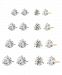 Certified Round Cut Diamond Earrings 1 4 2 Ct. T. W. In 14k White Or Yellow Gold