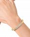 Effy Diamond Tag Chain Link Bangle Bracelet (1-1/8 ct. t. w. ) in 14k Gold