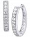 Forever Grown Diamonds Lab-Created Diamond Small Hoop Earrings (1/2 ct. t. w. ) in Sterling Silver
