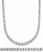 Wrapped In Love Diamond Graduated Tennis Bracelet Necklace Jewelry Collection In Sterling Silver Created For Macys